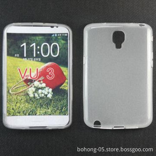 TPU Soft Skin Case for LG VU3, Different Colors Available, MOQ of 500 Pieces Each Color